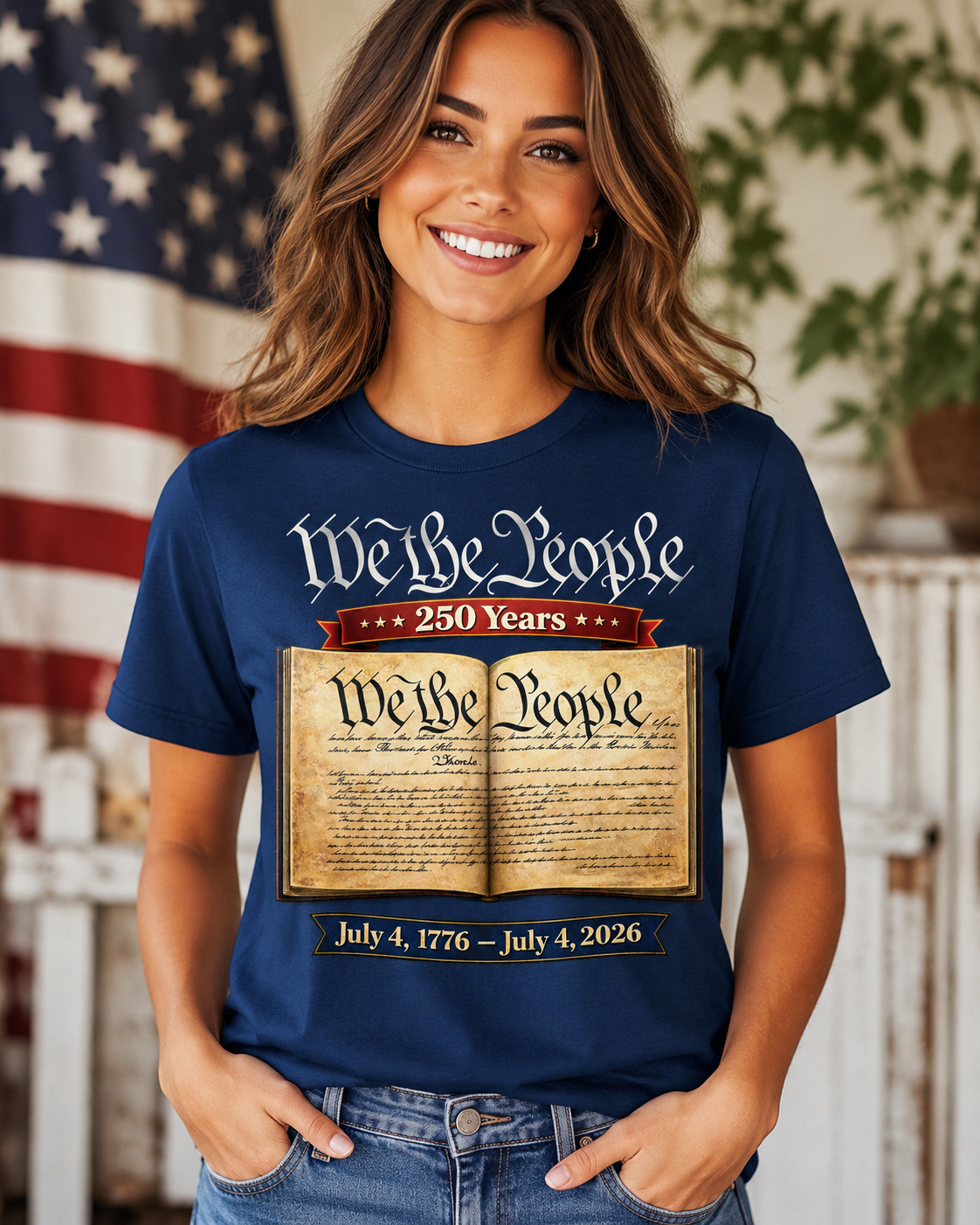 We The People” 250 Years Girls T-Shirt