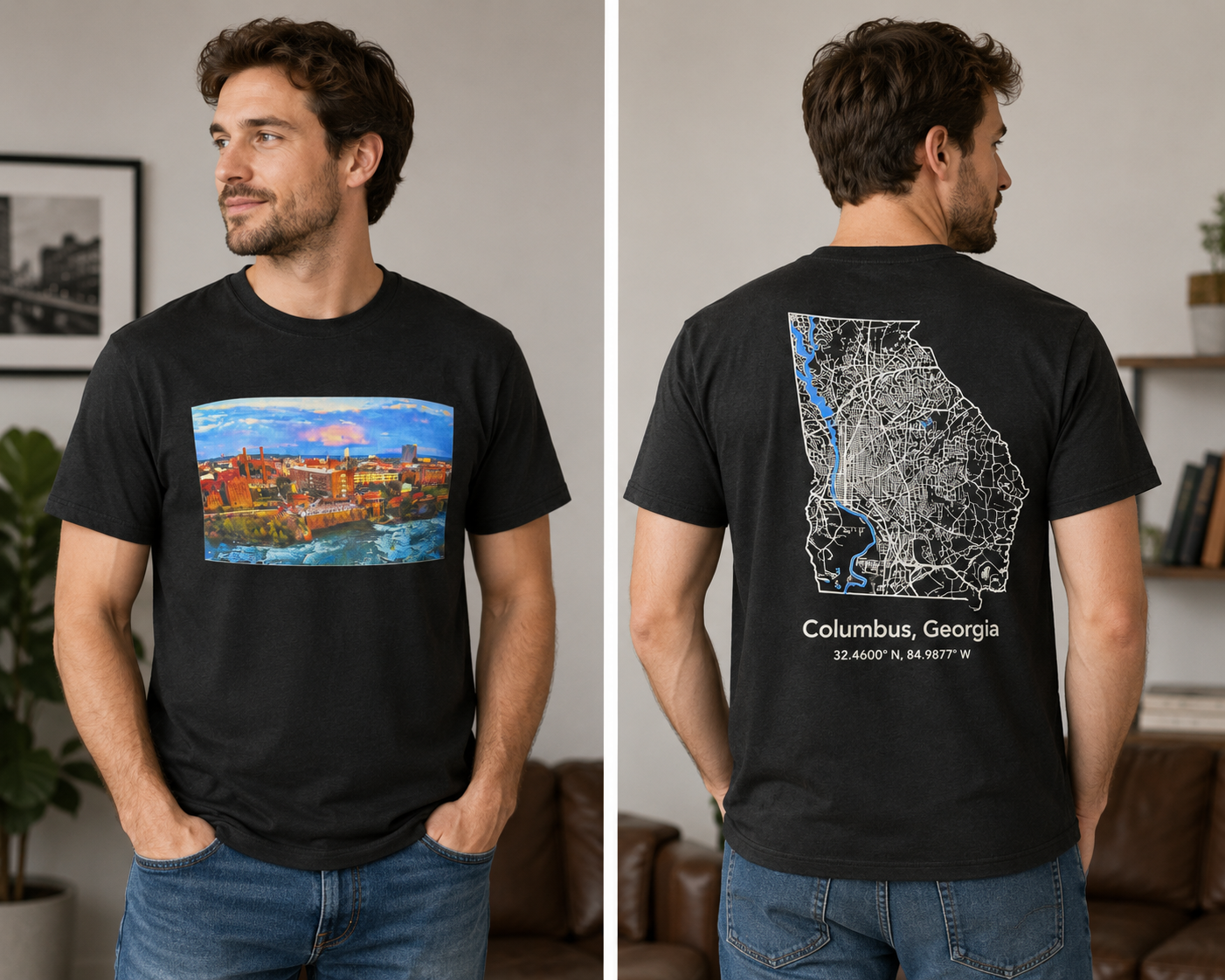 Columbus Georgia Men's T-Shirt