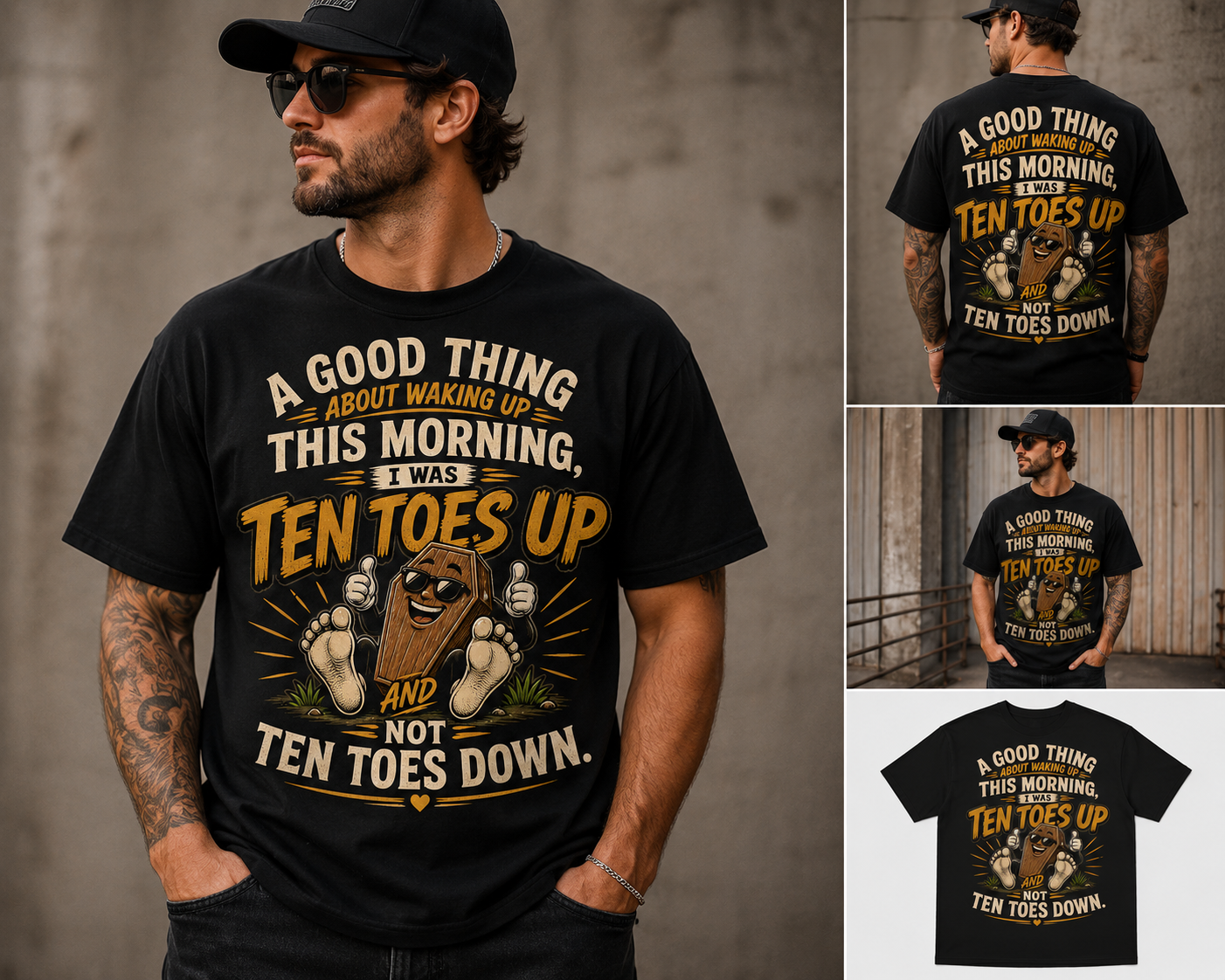 A Good Thing About Waking UP Mn's T-Shirt