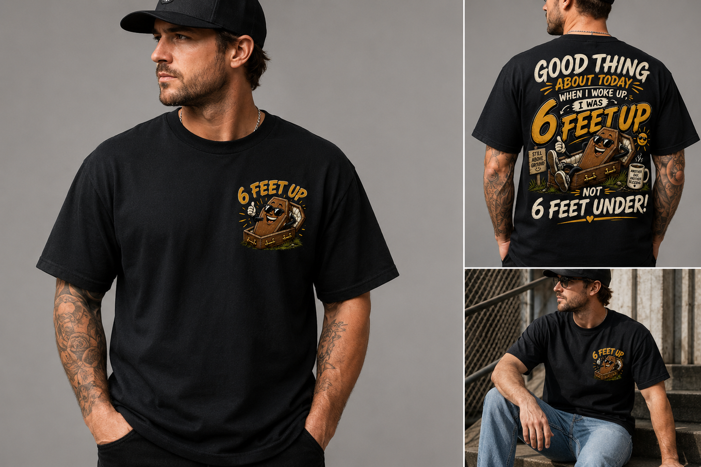 6 Feet UP Men's T-Shirt