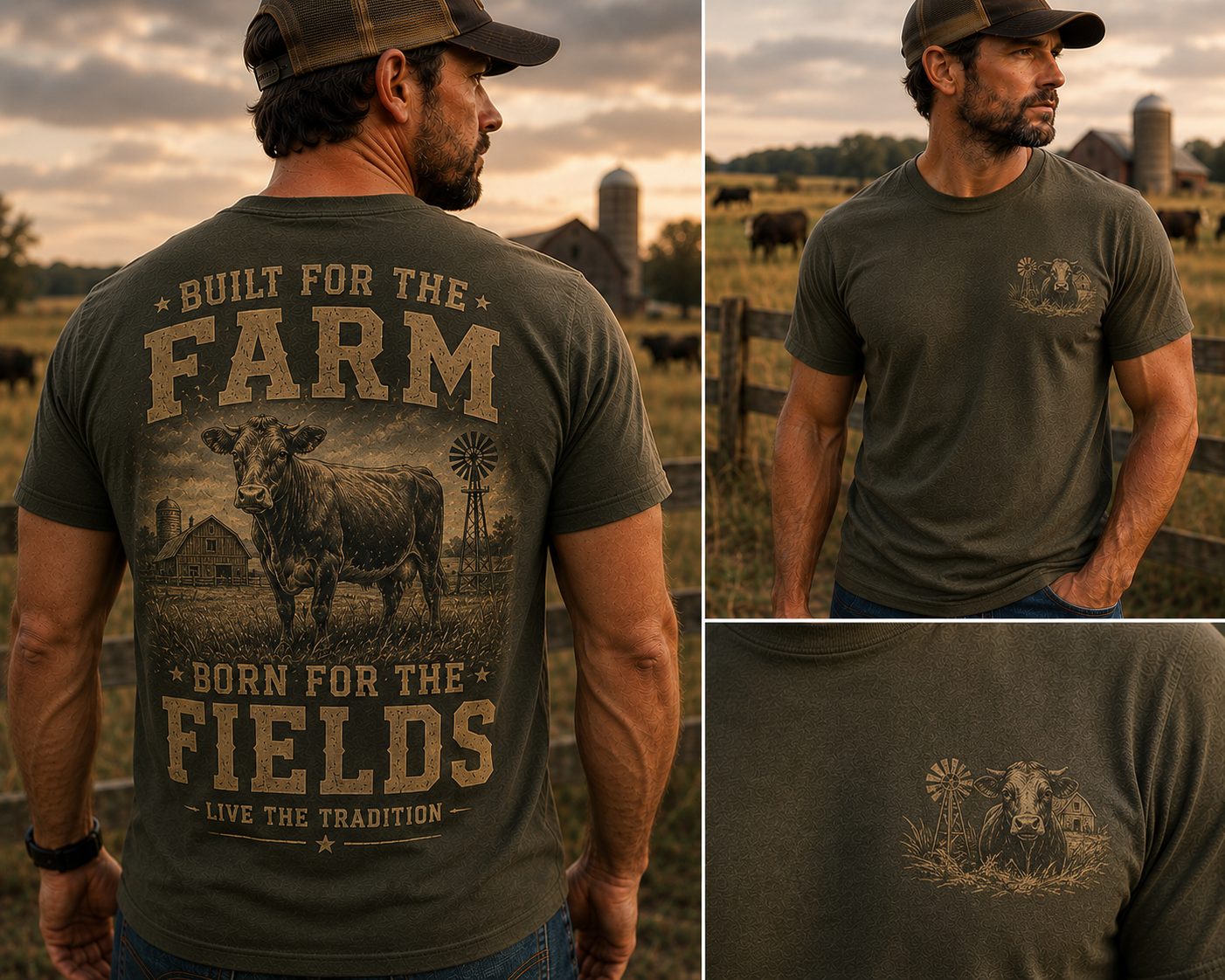 Built For The Farm Men's T-Shirt