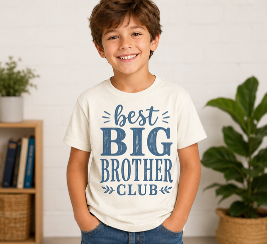 Best Big Brother Club Kid's T-Shirt