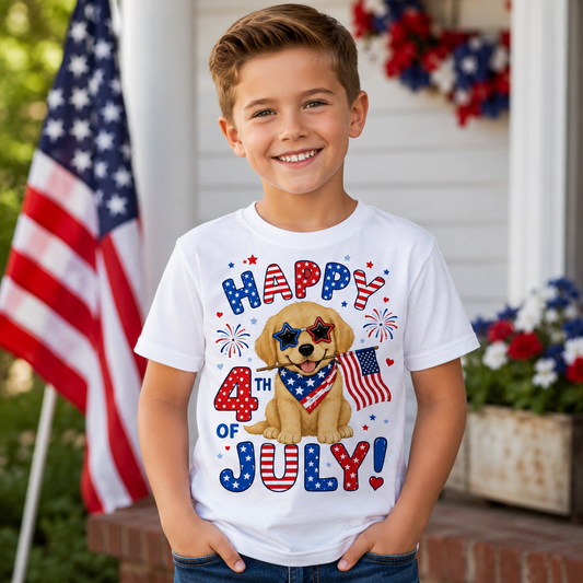 Happy 4th Of July Kids T-Shirt