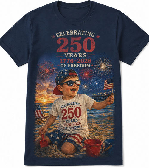 Celebrating 250 Years 1776-2026  of Freedom T-Shirt