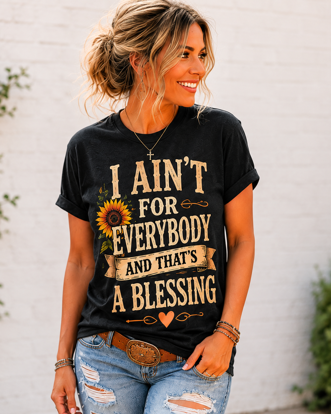 I Ain't For Everybody And That's A Blessing Girl T-Shirt